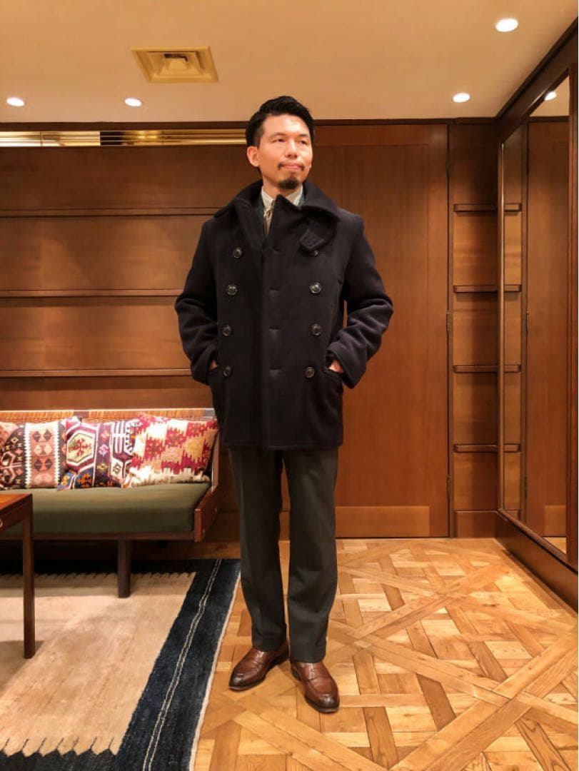 極美品　Brilla per il gusto【別注】AUBERGE ピーコート