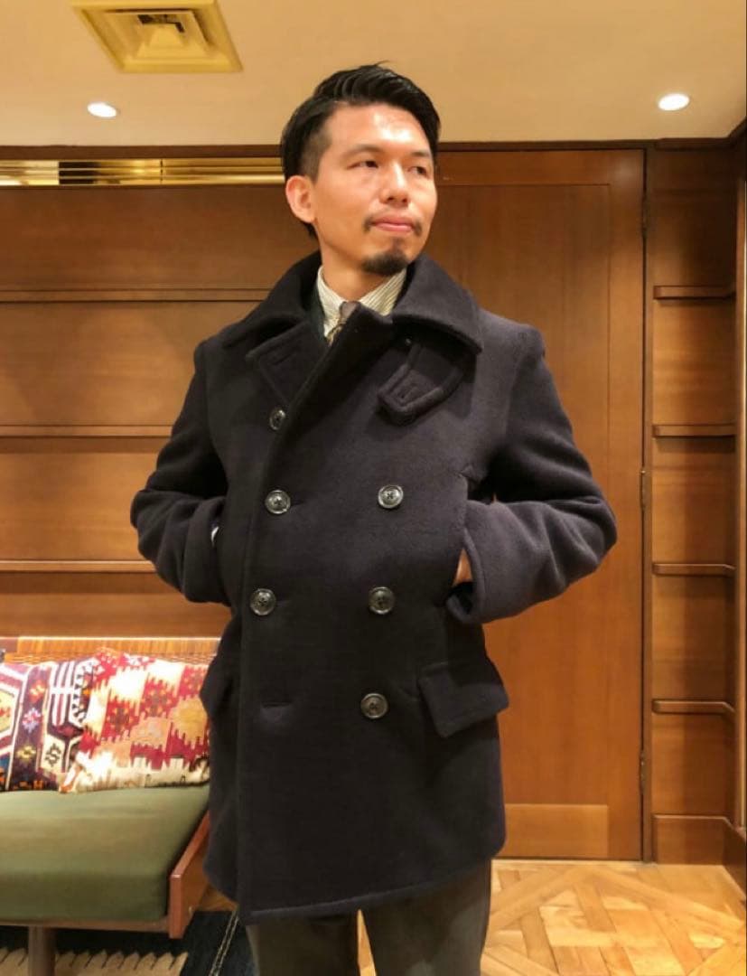 極美品　Brilla per il gusto【別注】AUBERGE ピーコート