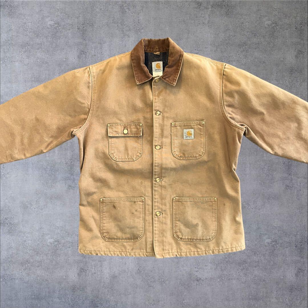 【p10】90s USA製 Carhartt ミシガンチョアコートダックアウター