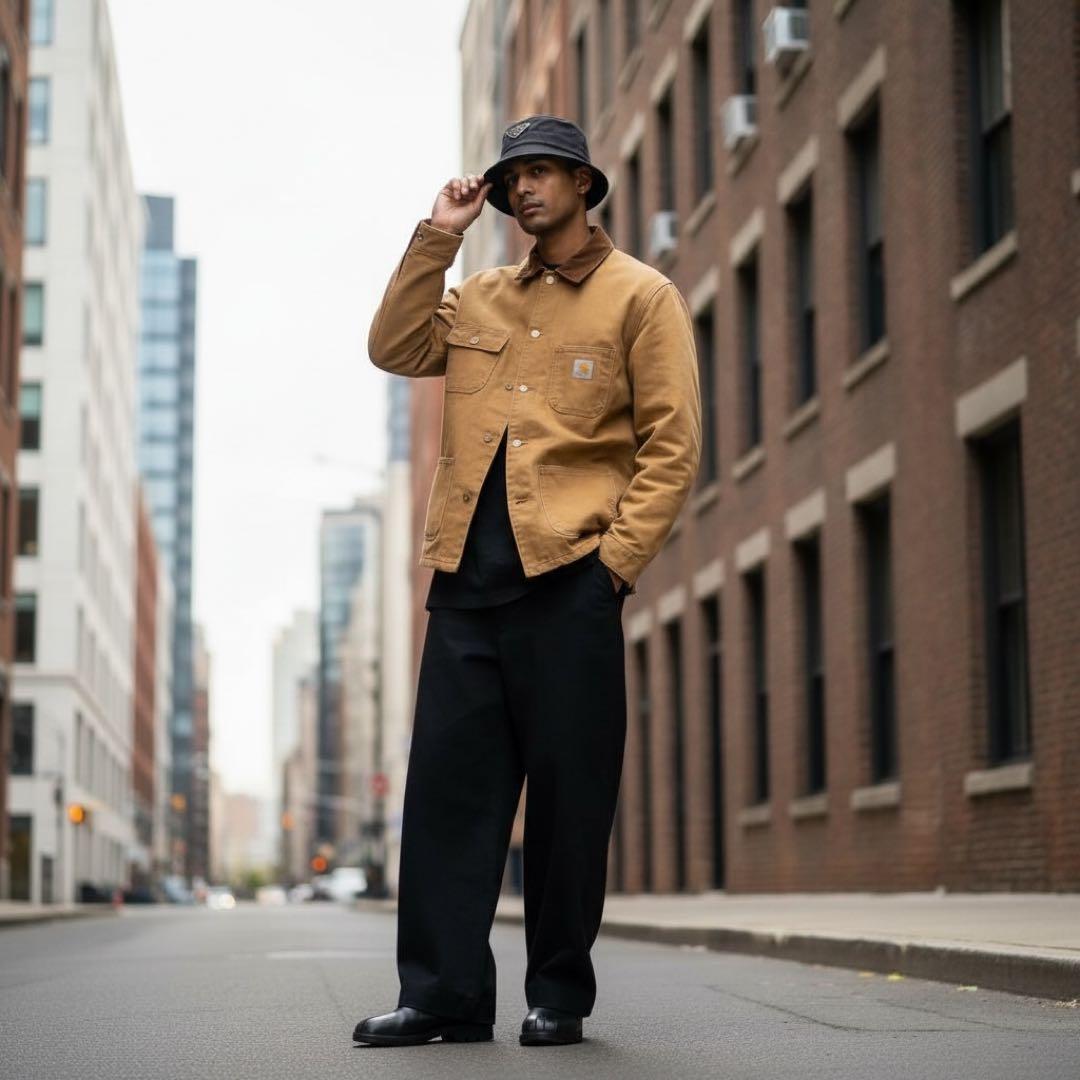 【p10】90s USA製 Carhartt ミシガンチョアコートダックアウター