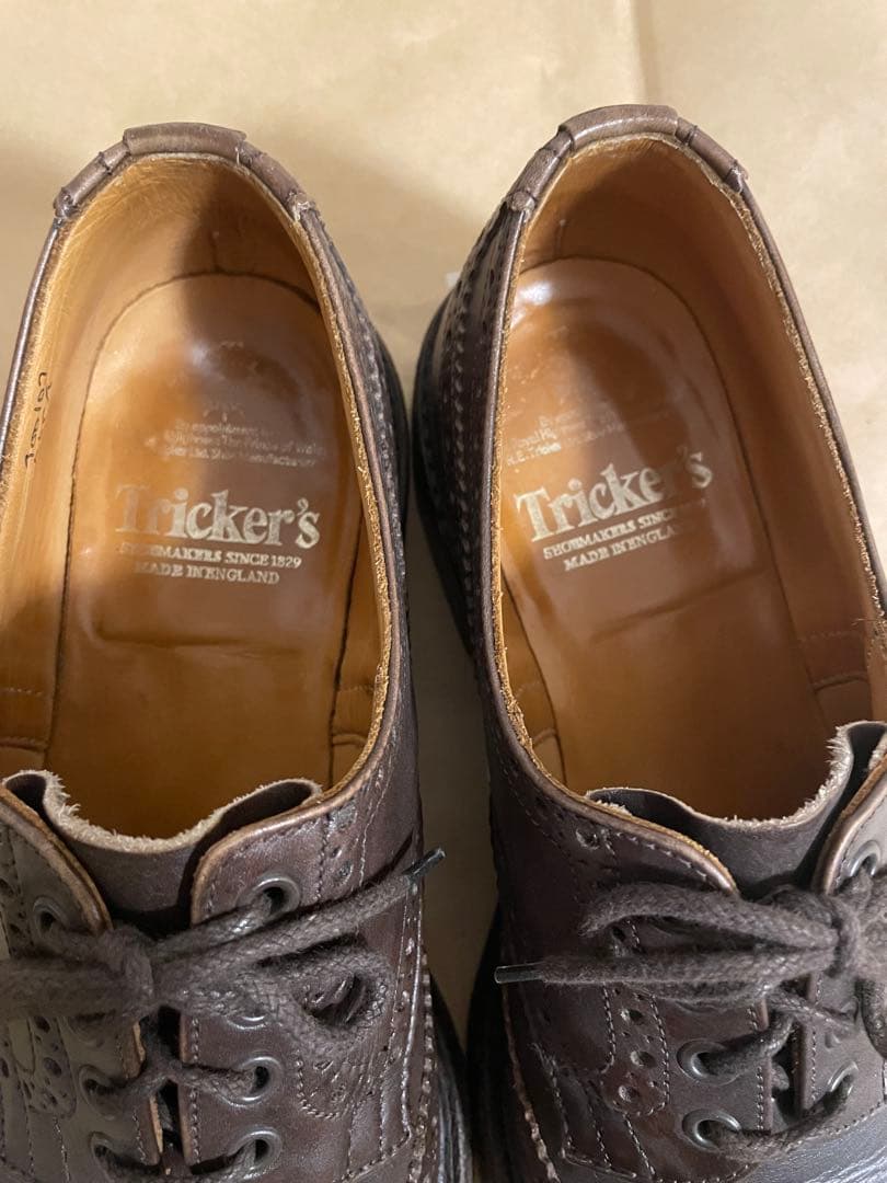 Tricker's バートン ウィングチップ UK10
