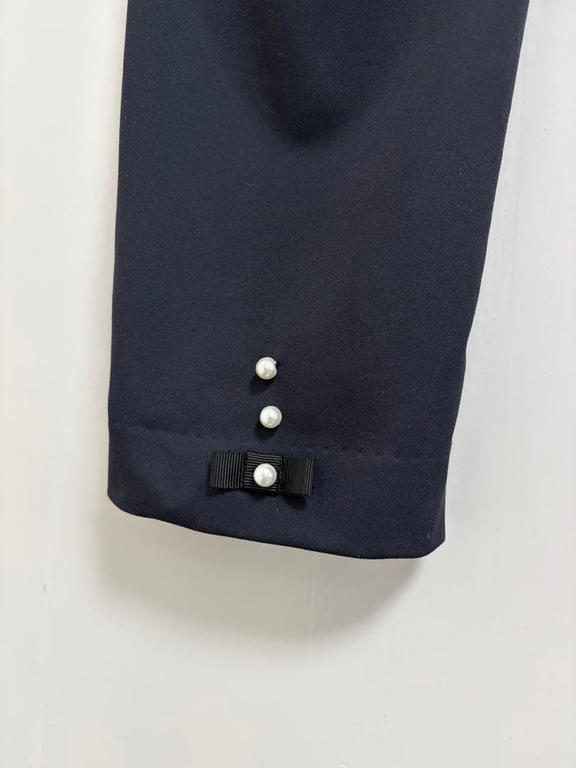 sonoソーノバックパールリボンフワフワ裏起毛パンツ2