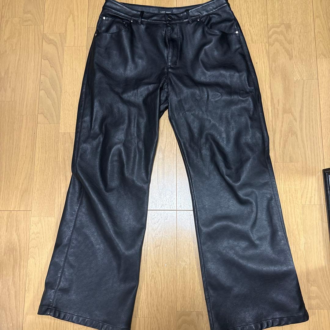 LAST NEST ブラック ワイドパンツ XL