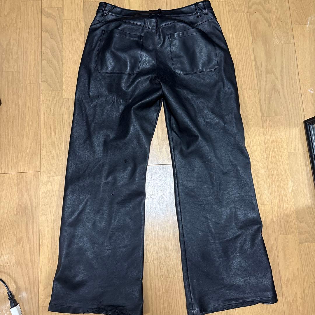 LAST NEST ブラック ワイドパンツ XL