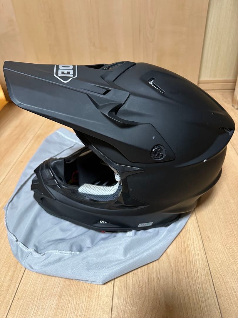 SHOEI フルフェイスヘルメット マットブラック　Mサイズ　オフロード