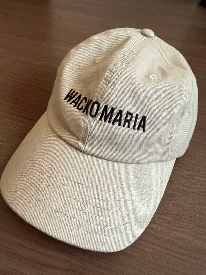 WACKO MARIA ベージュ キャップ　最終値下げ