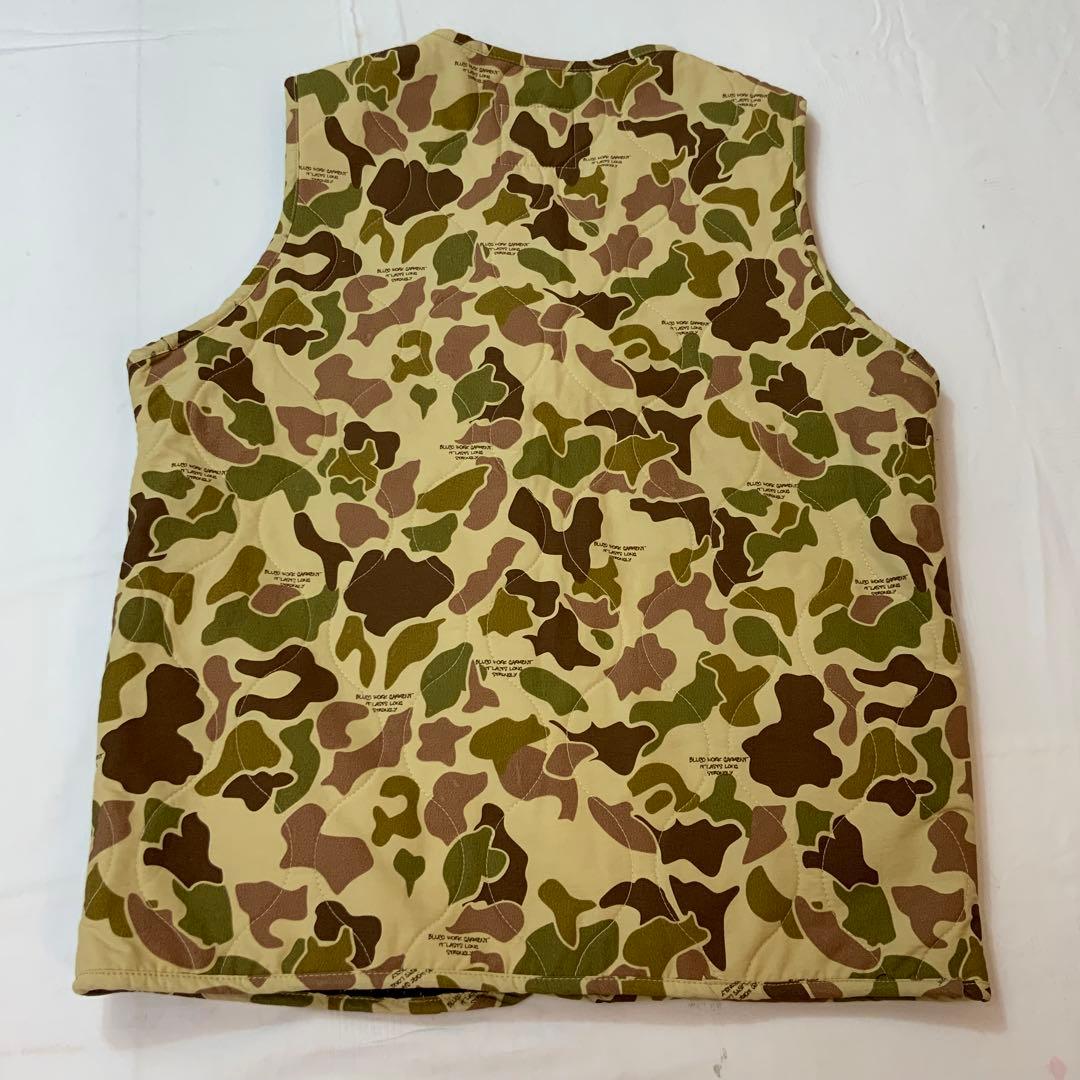 ブルコ ワークガーメント 迷彩ベスト XL