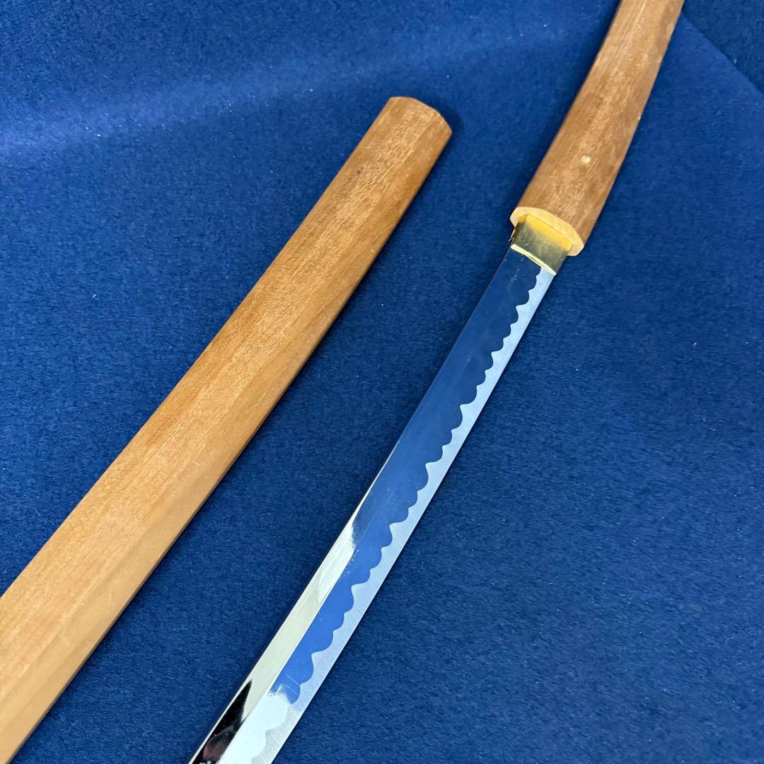 模造刀 模擬刀 太刀 白鞘 全長約103cm刃渡約72cm 重さ約1200g