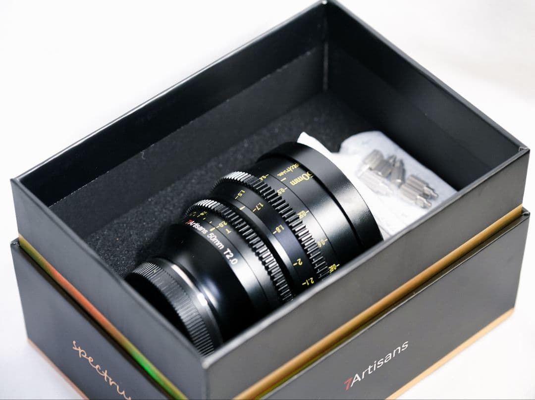 7Artisans 50mm T2.0 シネマレンズ シネレンズ Eマウント