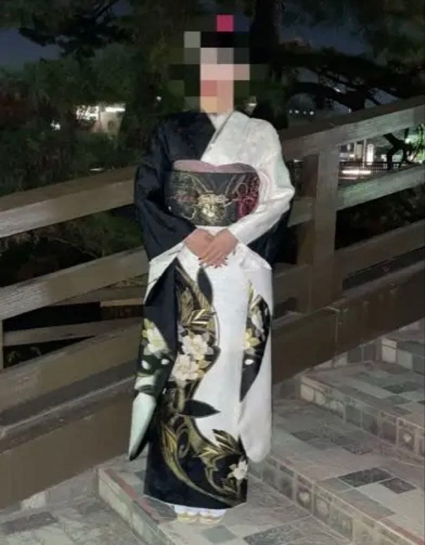 【気まぐれセール】振袖 フルセット 成人式 白 黒 袴セット 卒業式 着物