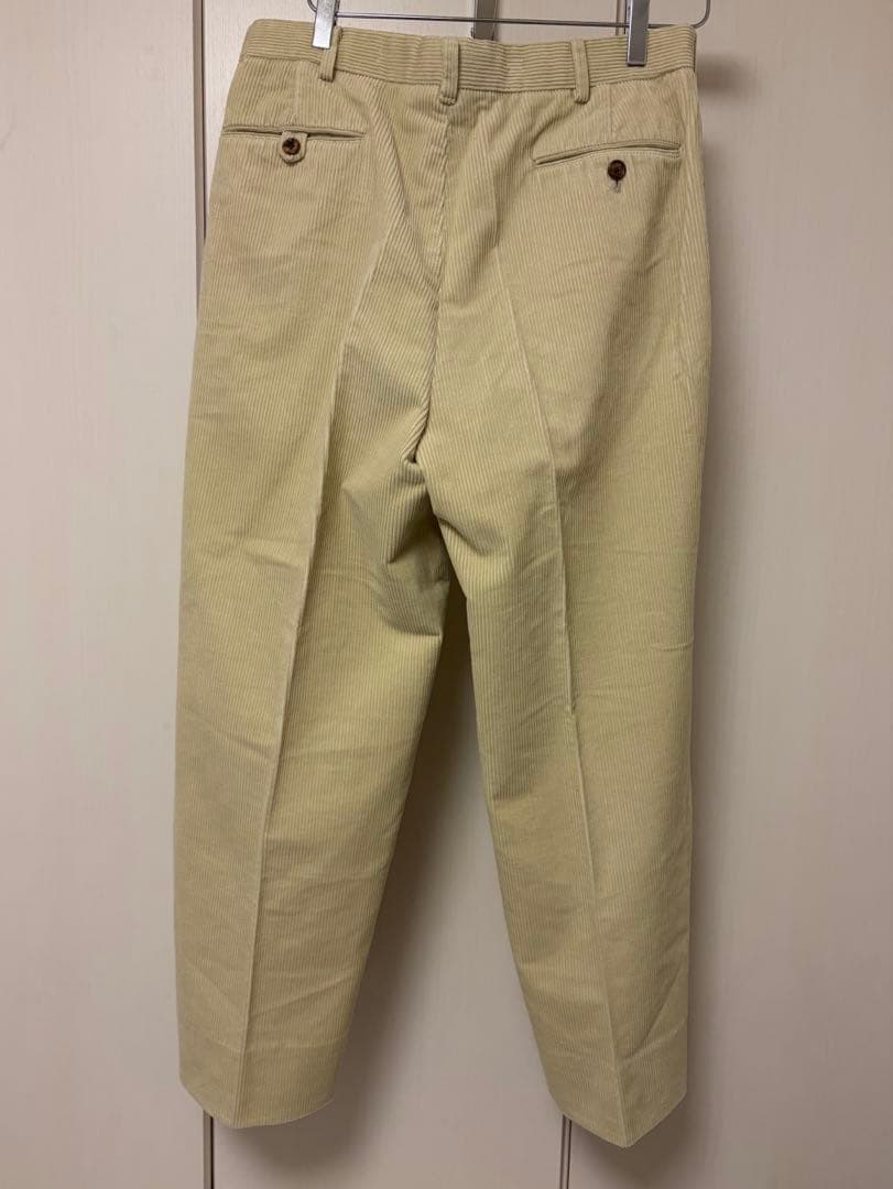 90s ラルフローレン 太畝 コーデュロイパンツ ホワイト 白 アンドリュー