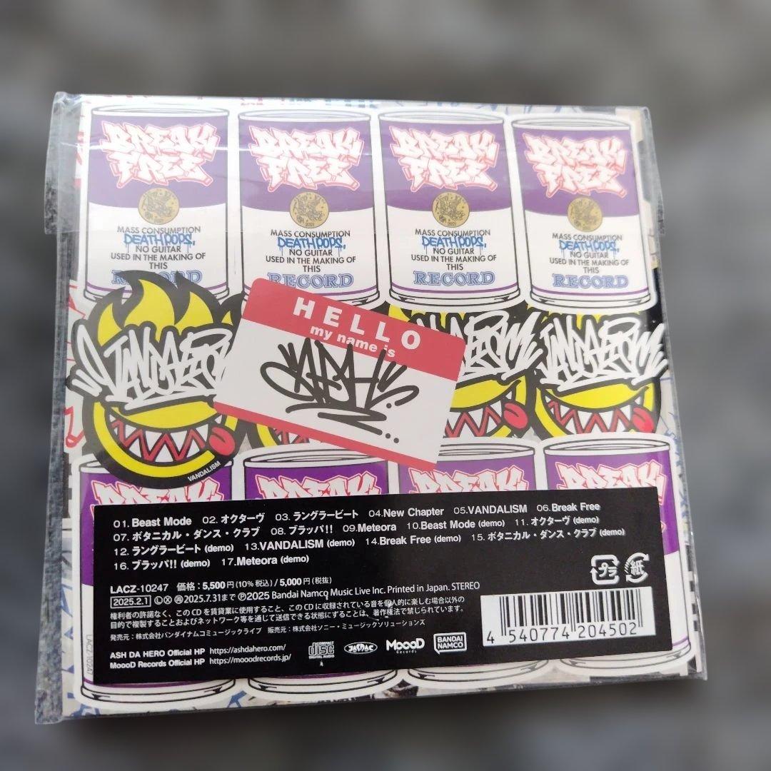 ASH DA HERO 会場限定CD NEW CHAPTER