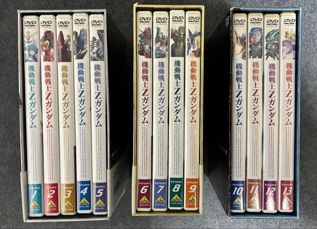 機動戦士Zガンダム メモリアルボックス　Part-Ⅰ、Ⅱ、Ⅲ セット