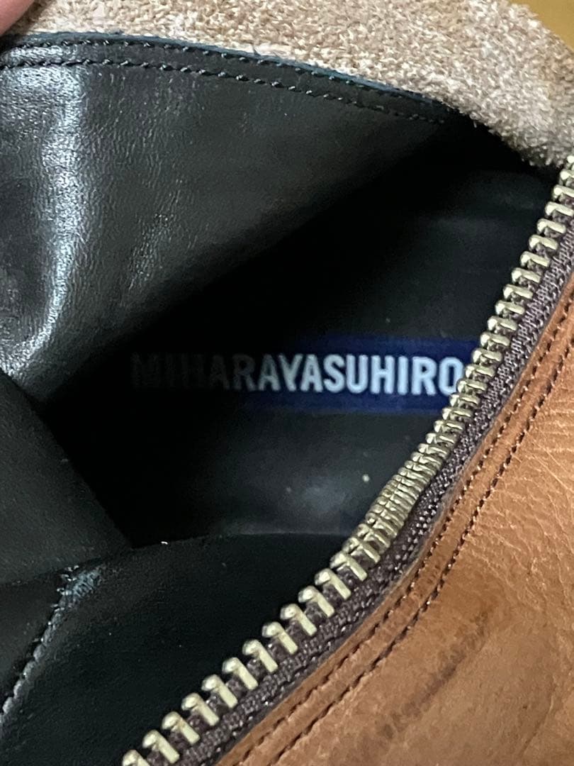 miharayasuhiro ねじれブーツ　サイドジップ