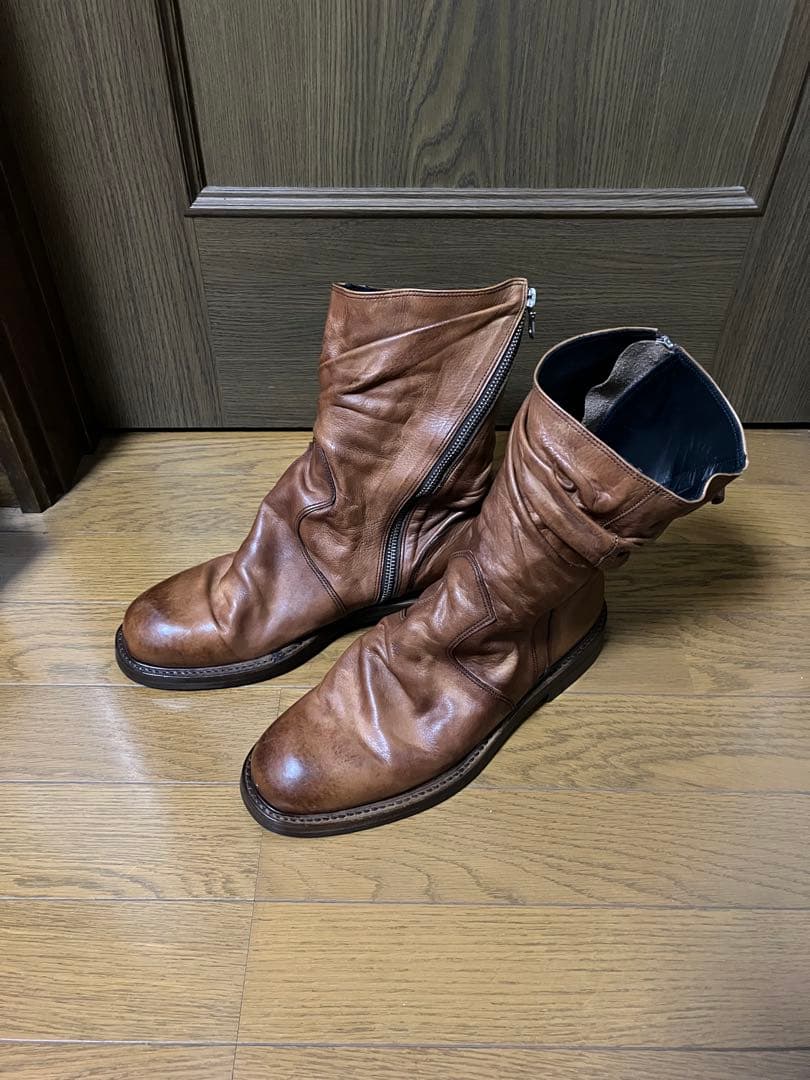 miharayasuhiro ねじれブーツ　サイドジップ