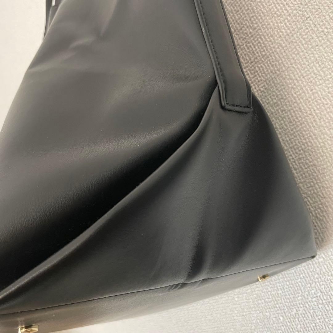 【美品】&MyuQ アンドミューク　TOTE BAG トート　ブラックA4