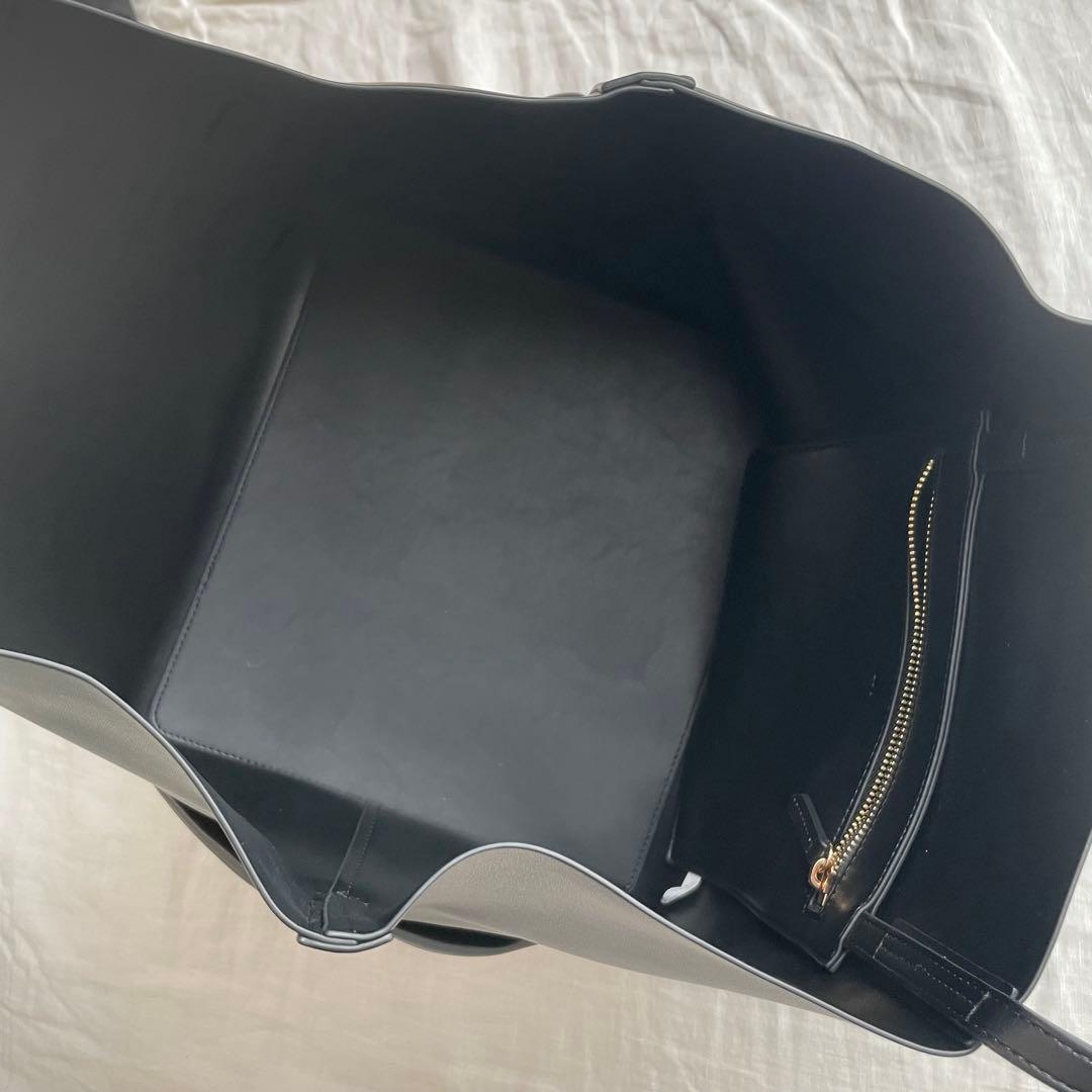 【美品】&MyuQ アンドミューク　TOTE BAG トート　ブラックA4