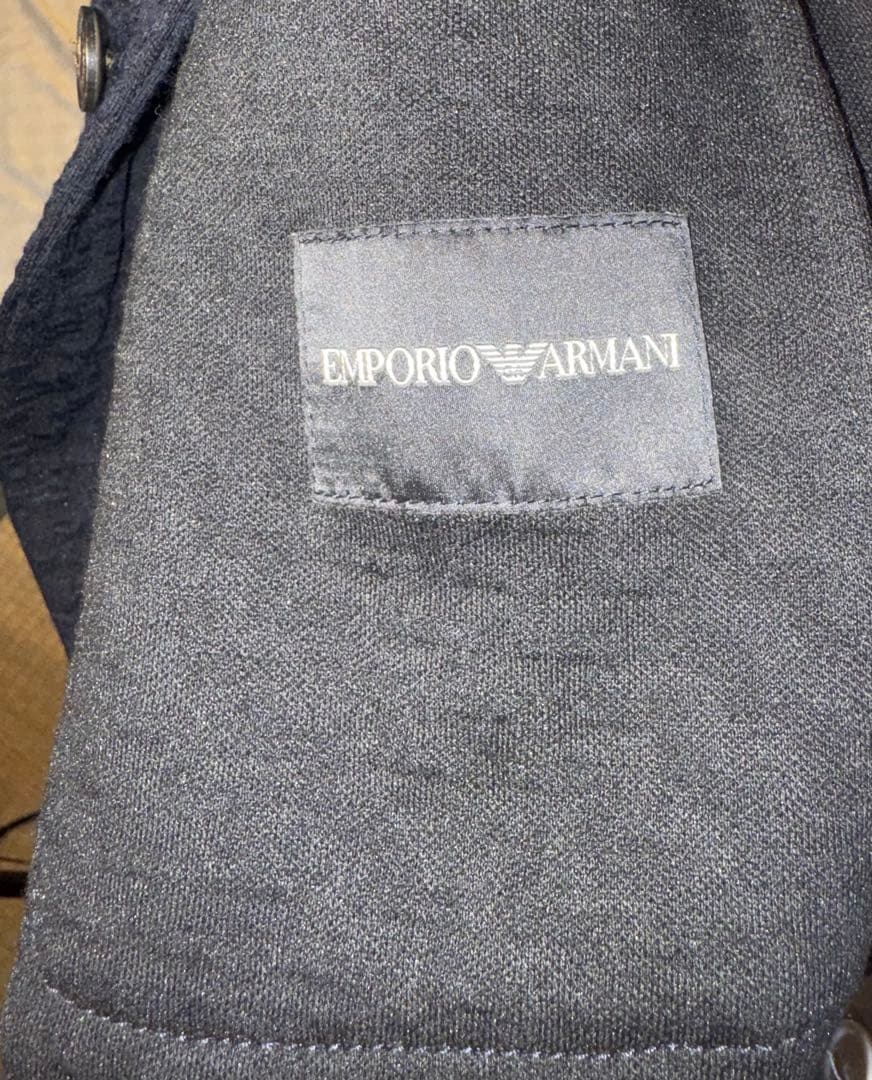 【エンポリオアルマーニ】極美品定価230,000円 ストレッチジャケット52