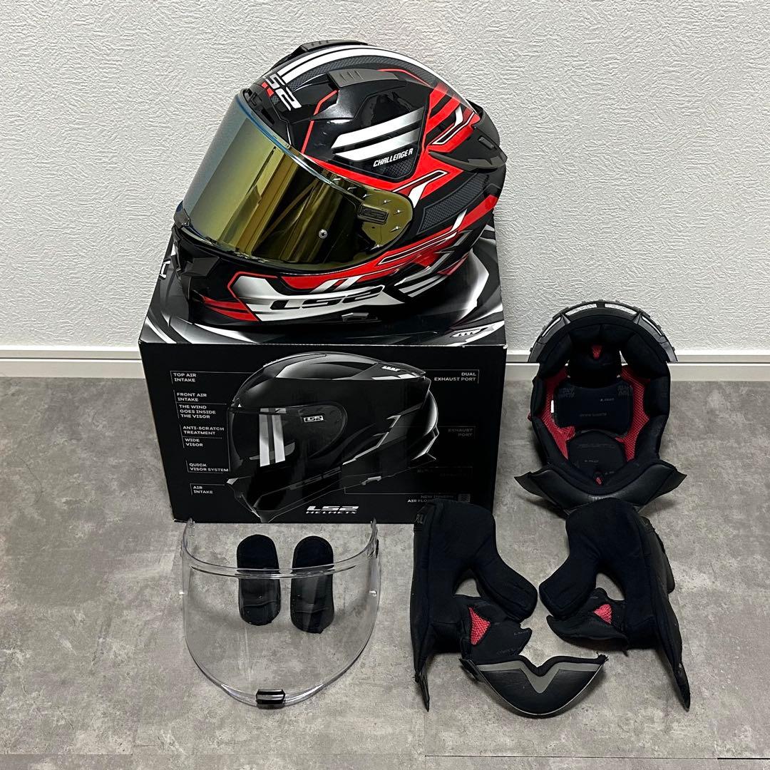 LS2 CHALLENGER F フルフェイスヘルメット 【すぐ発送】