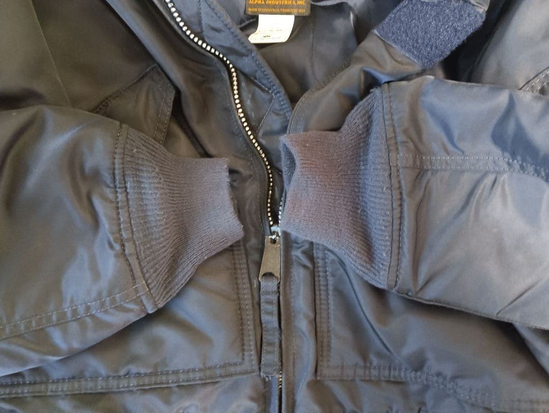 アルファ　cwu_45p サイズsmall　アメリカ製　ネイビー