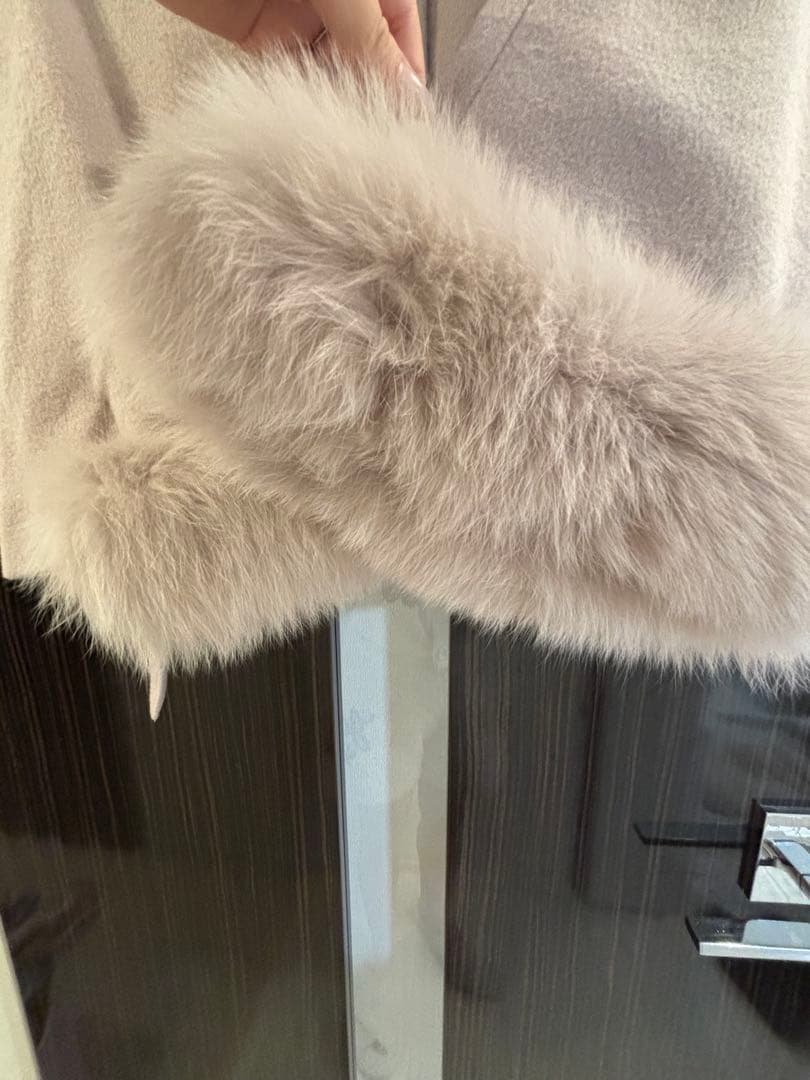 ノエラ ファーポンチョ コート