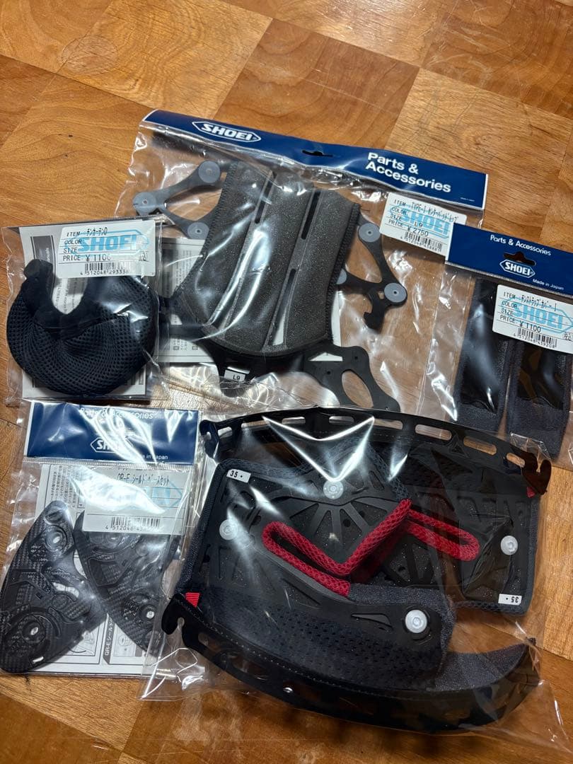 SHOEI X-14 X-Fourteen 内装セット　Ｌサイズ