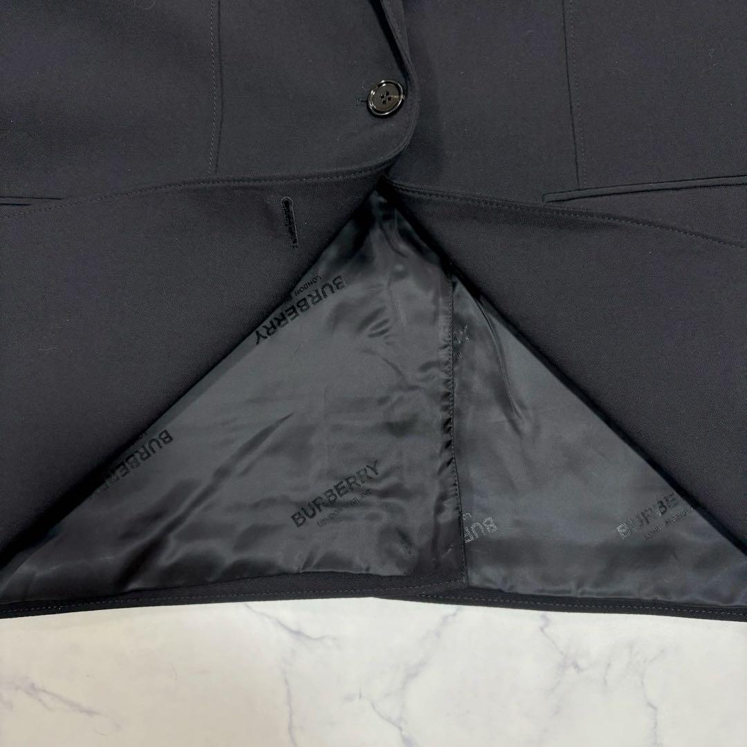 極美品 現行タグ BURBERRY ウール ショートスリーブ ケープ ジャケット