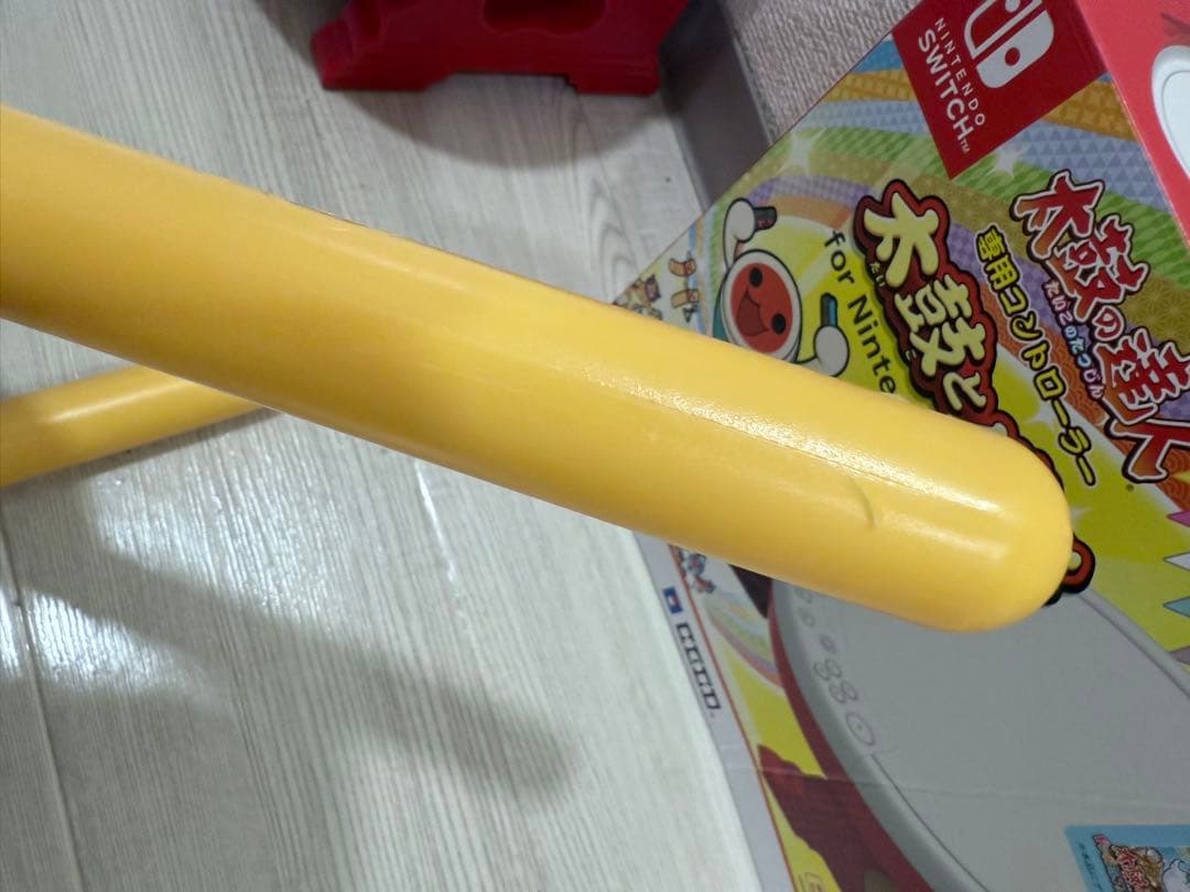 Switch 太鼓の達人　太鼓とバチ2セット　2プレイ　カセット　ケースなし