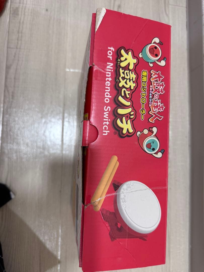 Switch 太鼓の達人　太鼓とバチ2セット　2プレイ　カセット　ケースなし