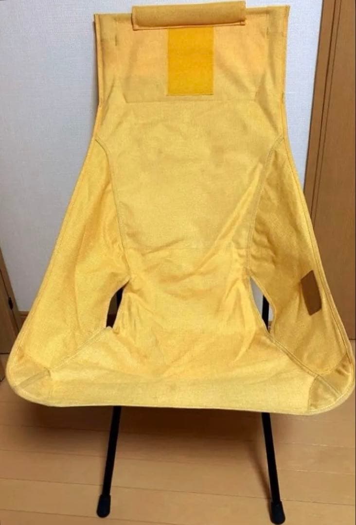 Helinox サンセットチェアホーム　マスタード アウトドア イス キャンプ