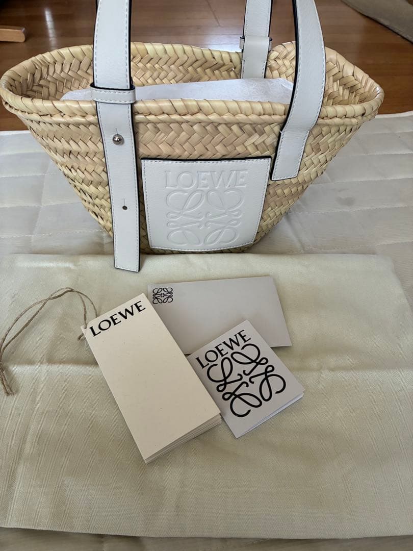 LOEWE バスケットバッグ　カゴバッグ　スモール
