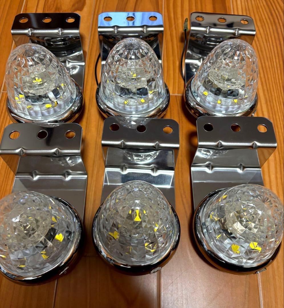 槌屋ヤック　超流星マーカークリアイエロー　ステー付き　６個セット