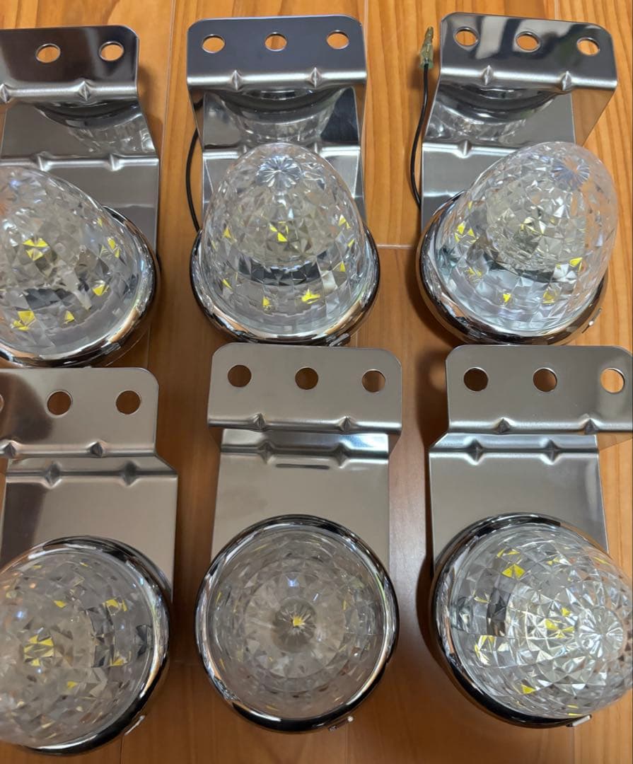 槌屋ヤック　超流星マーカークリアイエロー　ステー付き　６個セット