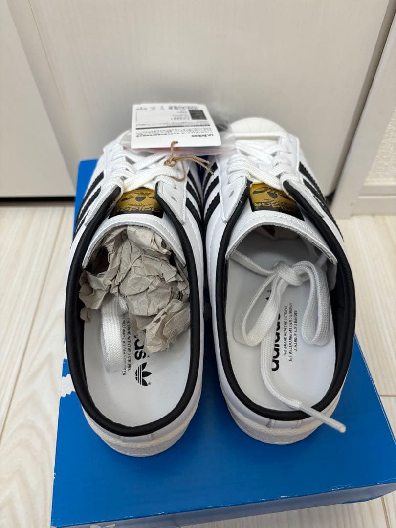 m*i様 adidas Superstar ミュール ホワイト/ブラック
