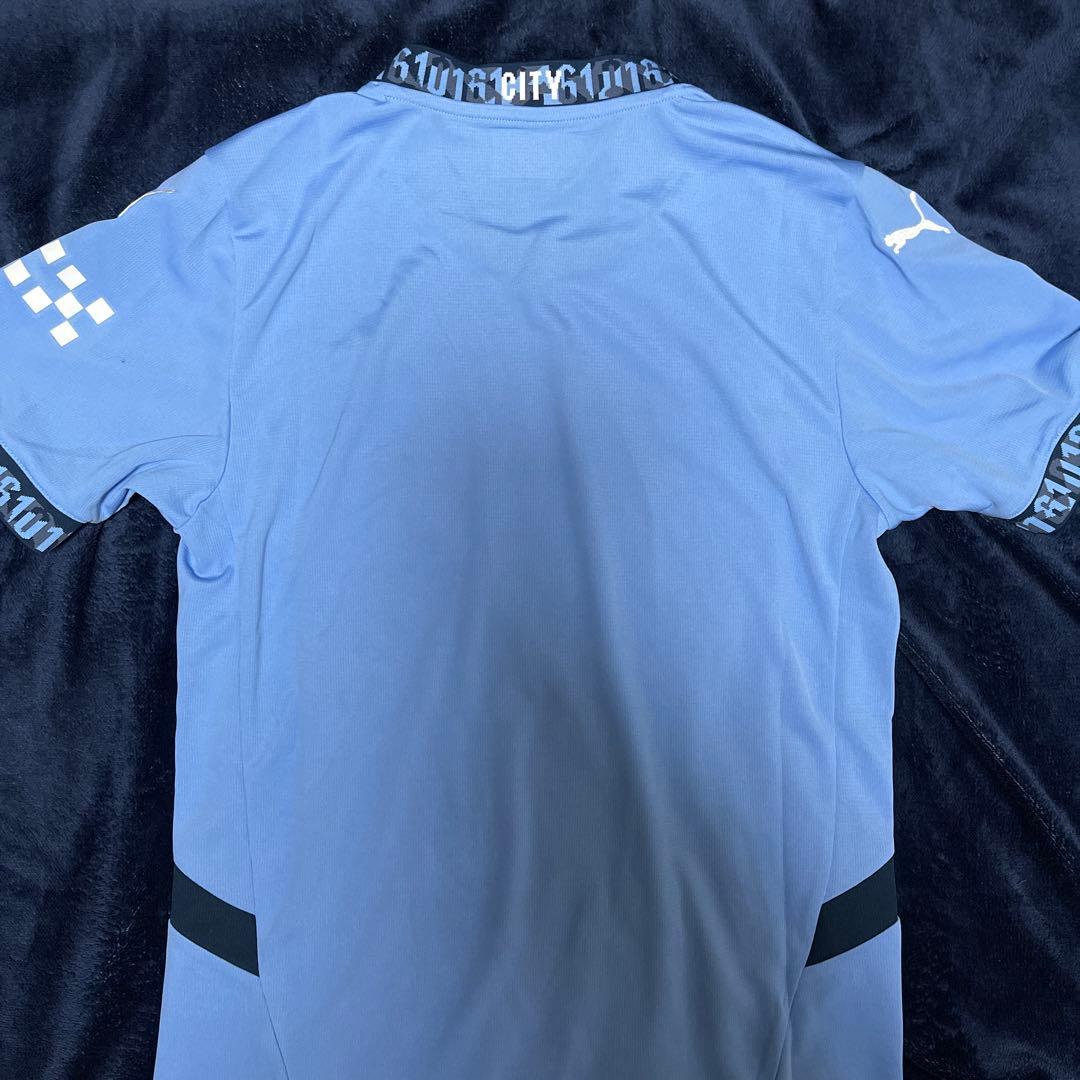 kamo 新品袋入り　マンチェスター・シティ Puma ジャージ ブルー