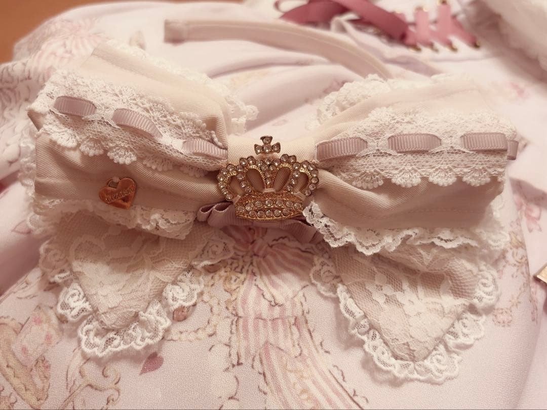 リズリサ ドーリーレースリボンカチューシャ 全色セット