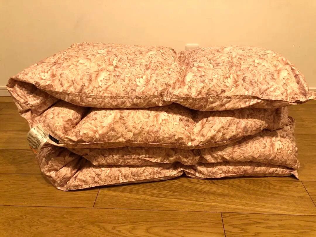 フィンランド産グースダウン　95% フェザー5% 超長綿100% 1.3k