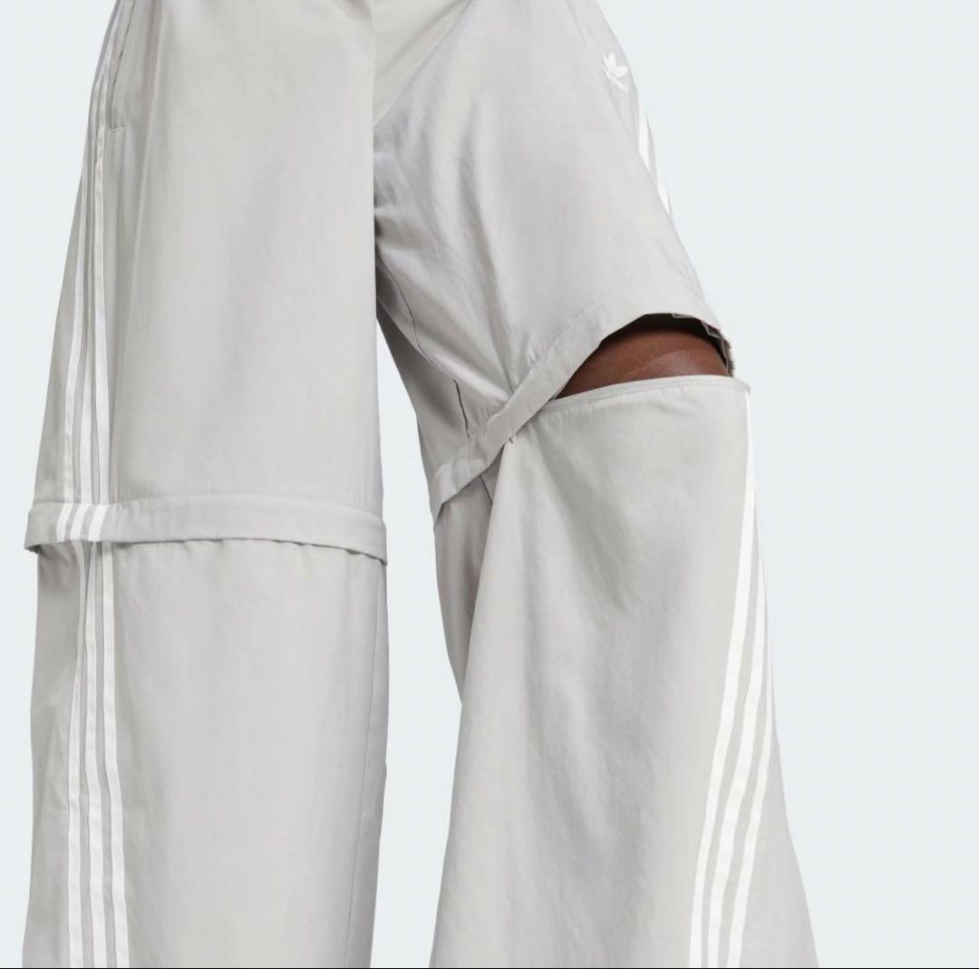 adidasAdileniumオーバーサイズジップオフトラックパンツMアディダス