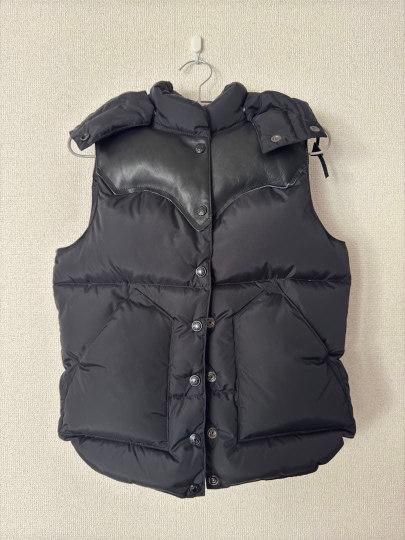 美品 ヒステリックグラマー ロッキーマウンテン コラボ ダウンベスト S