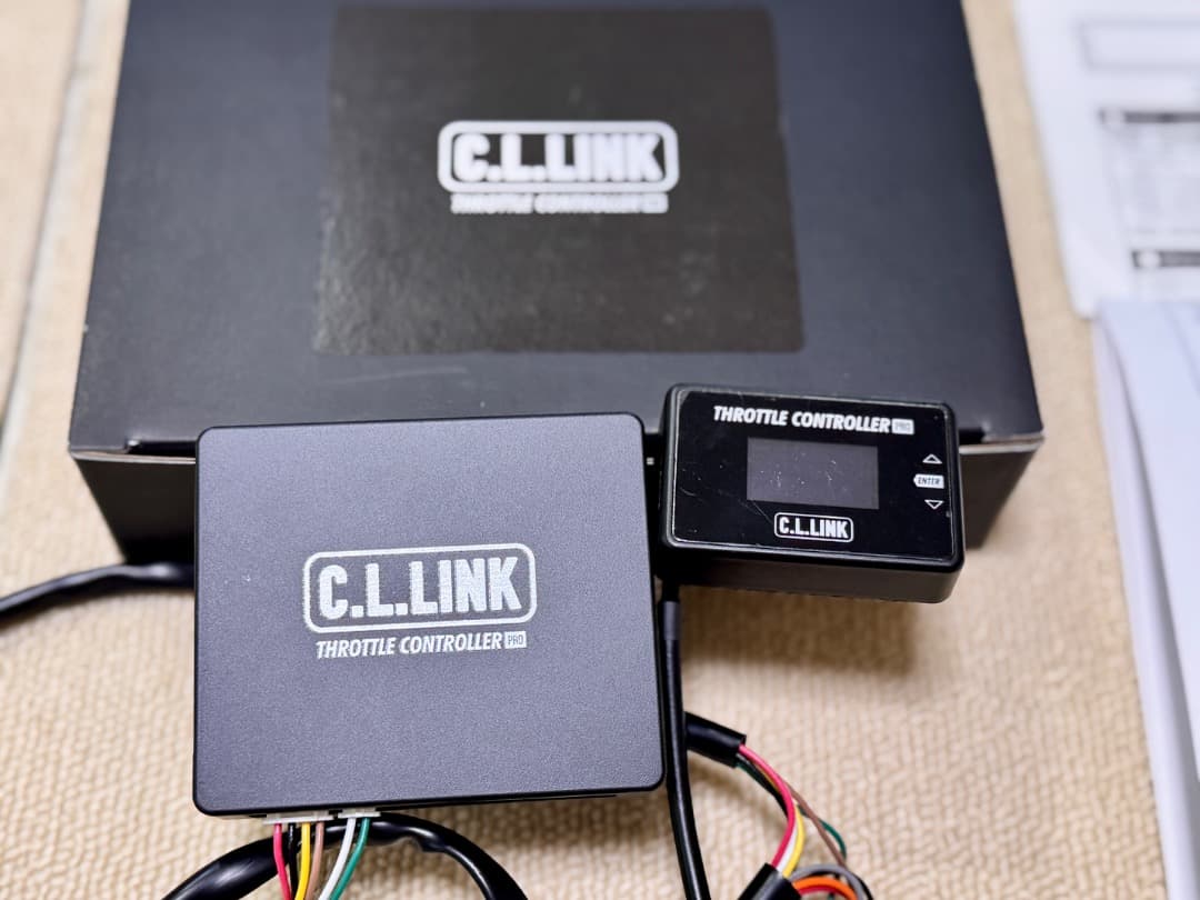 ジムニーシエラ　CLリンク スロットルコントローラー プロ OBDカプラー付き