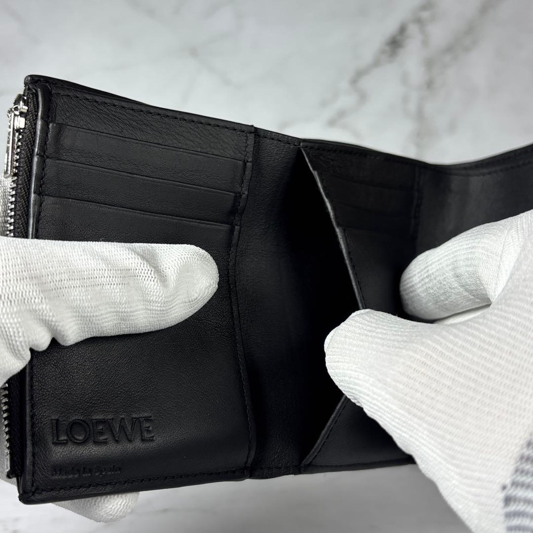 美品✨️LOEWE ロエベ 三つ折り財布 バーティカルウォレット 財布