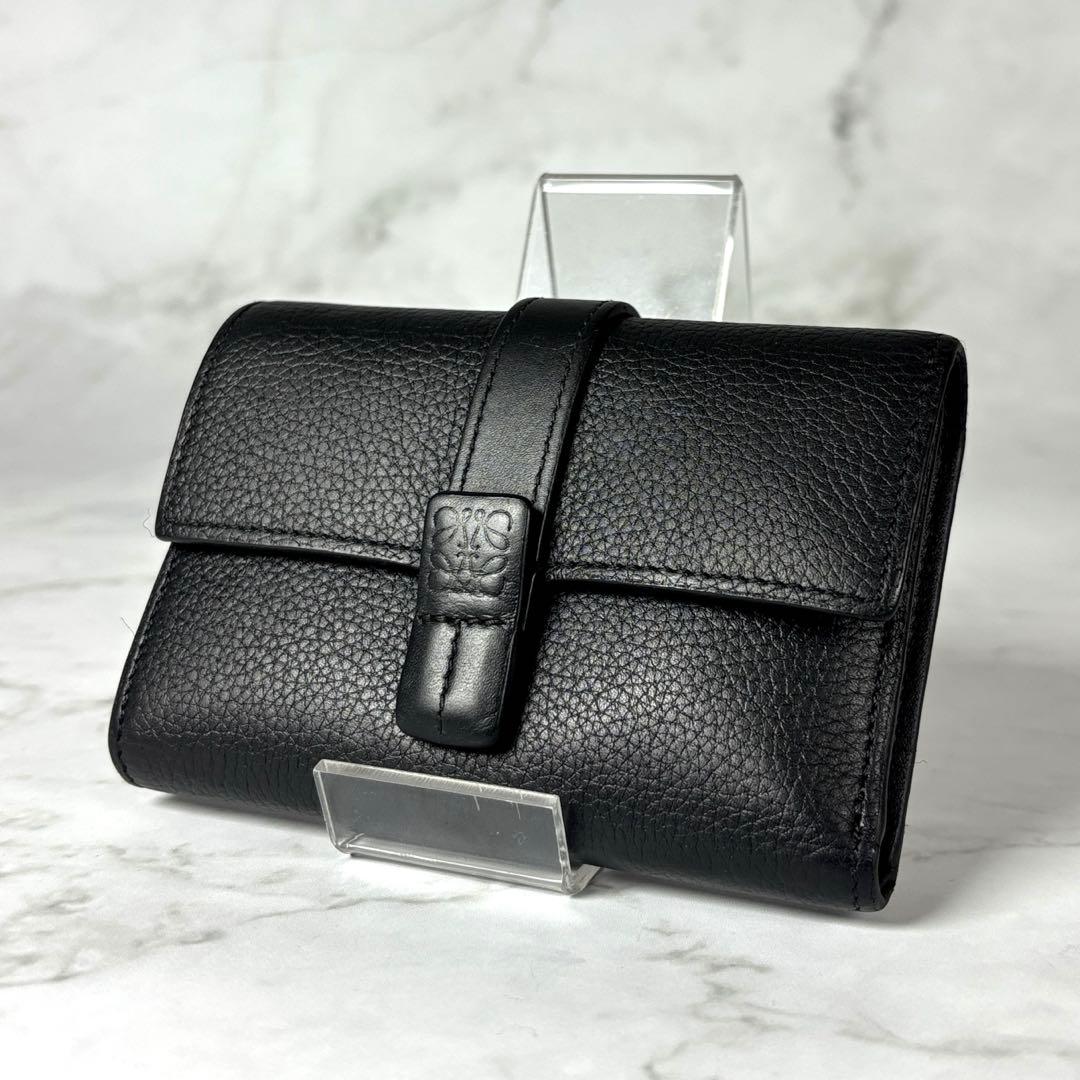 美品✨️LOEWE ロエベ 三つ折り財布 バーティカルウォレット 財布