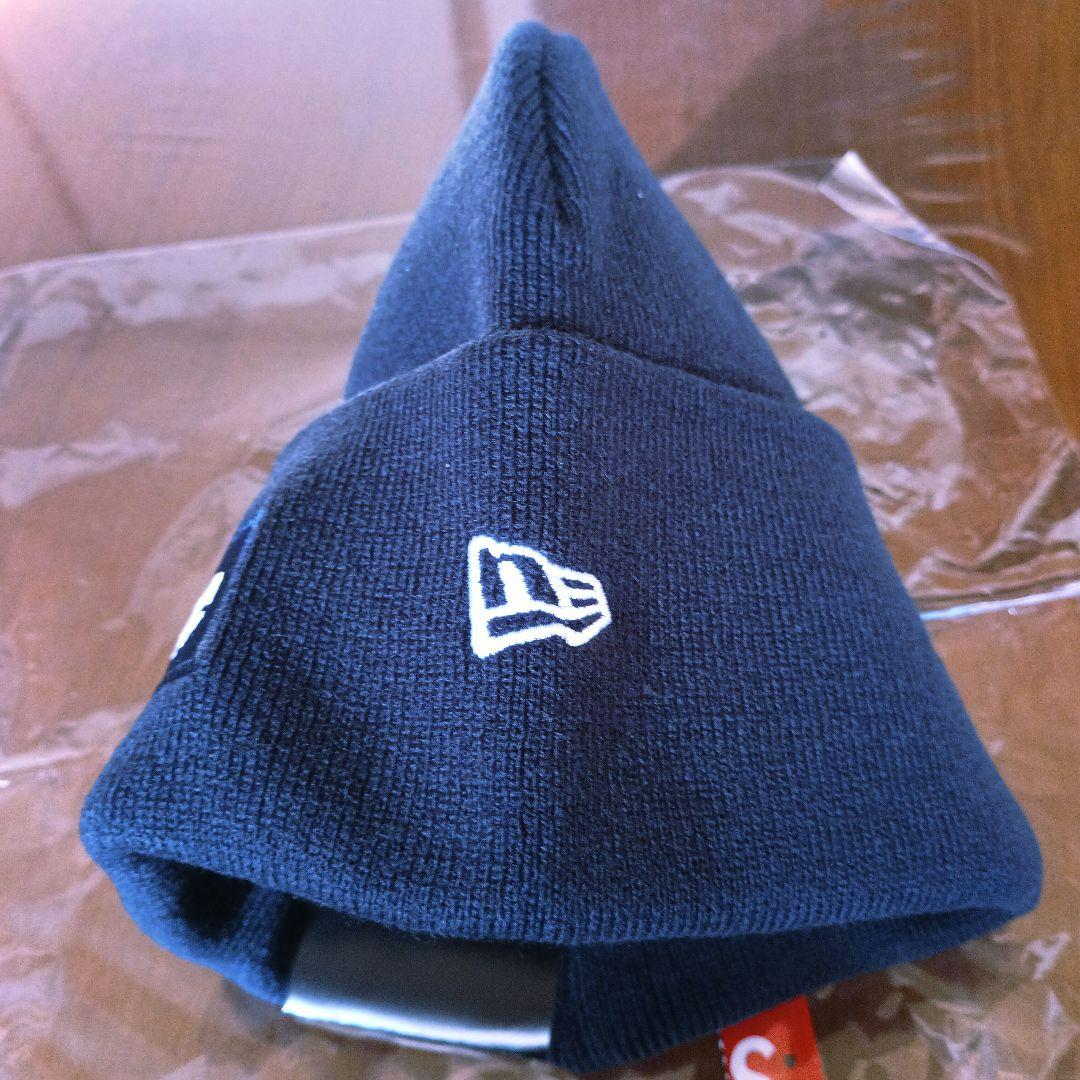 帽子 Supreme New Era Box Logo Beanie Cap Navy