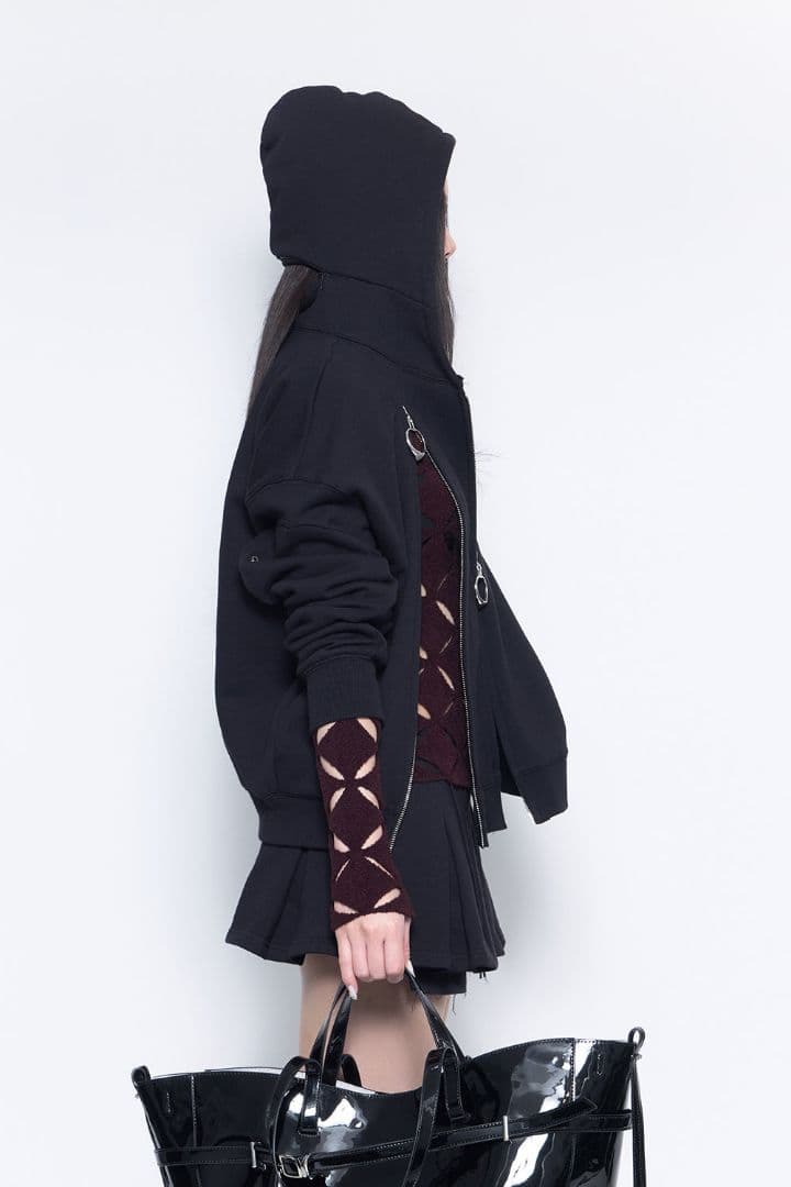 最安値　THEREDTHREAD w zip hoodie long　パーカー