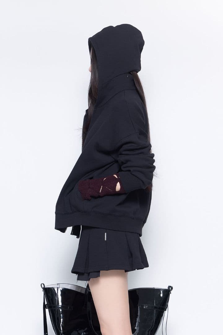 最安値　THEREDTHREAD w zip hoodie long　パーカー