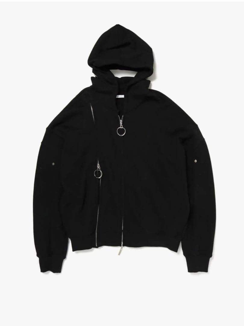 最安値　THEREDTHREAD w zip hoodie long　パーカー