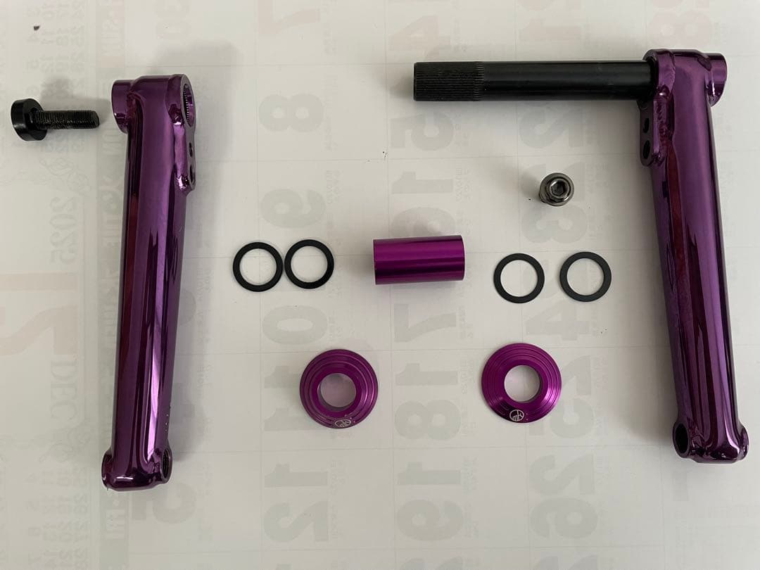自転車本体 MankindJusticeCranks purple 2.5PC175mm