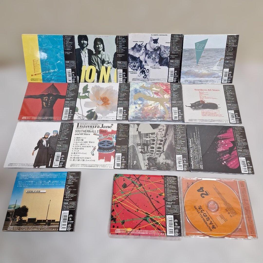 サザンオールスターズ　デジパック仕様CD未開封13枚　おまけ中古CD2枚