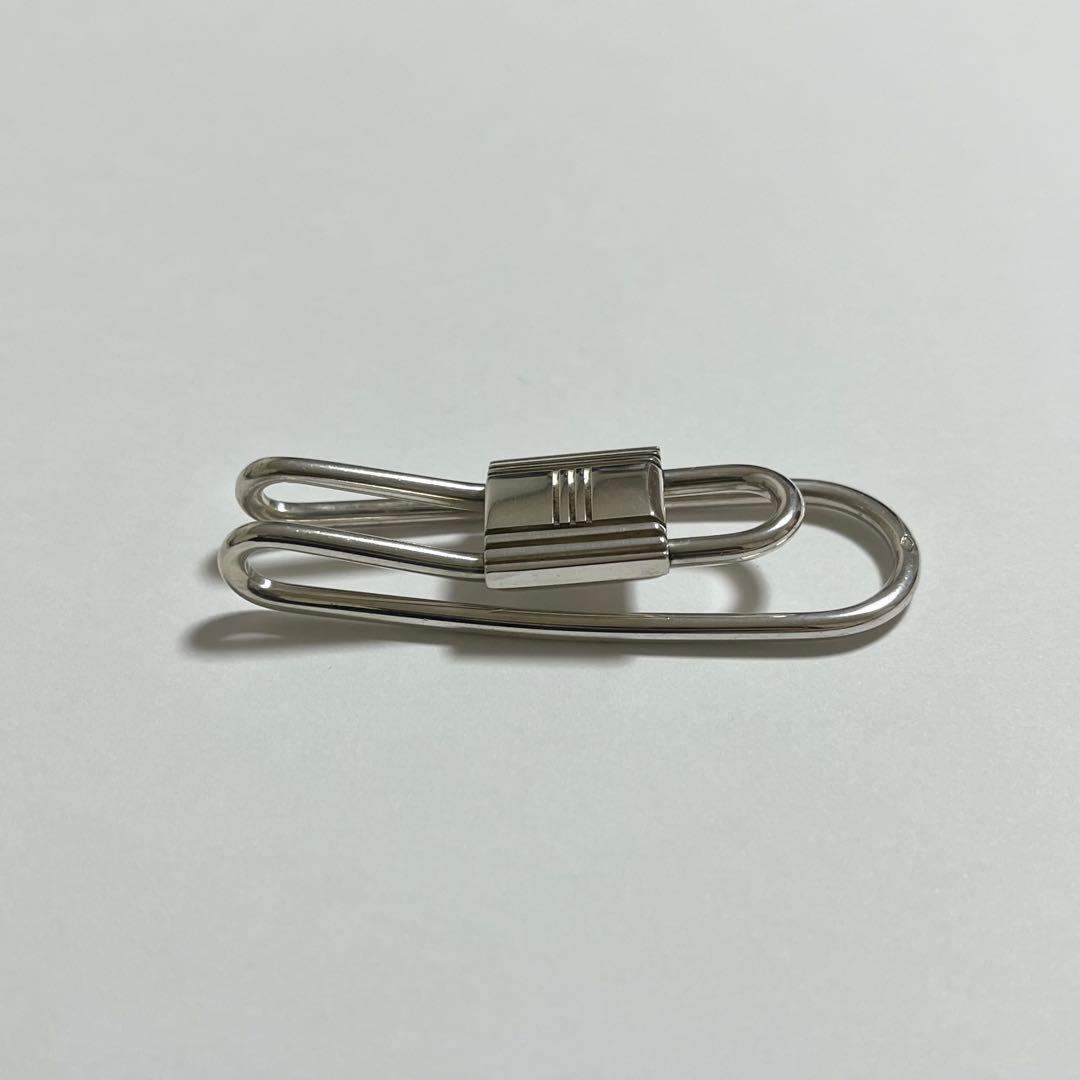 HERMES エルメス　カデナ　マネークリップ　シルバー　925
