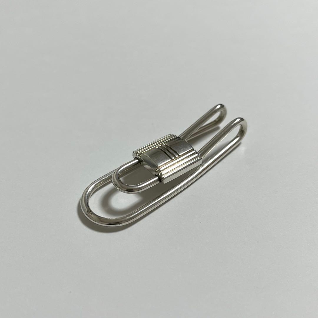 HERMES エルメス　カデナ　マネークリップ　シルバー　925